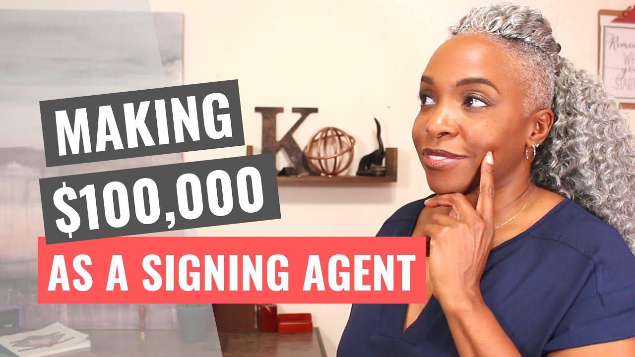 Can You Make Six Figures $100,000 as a Signing Agent