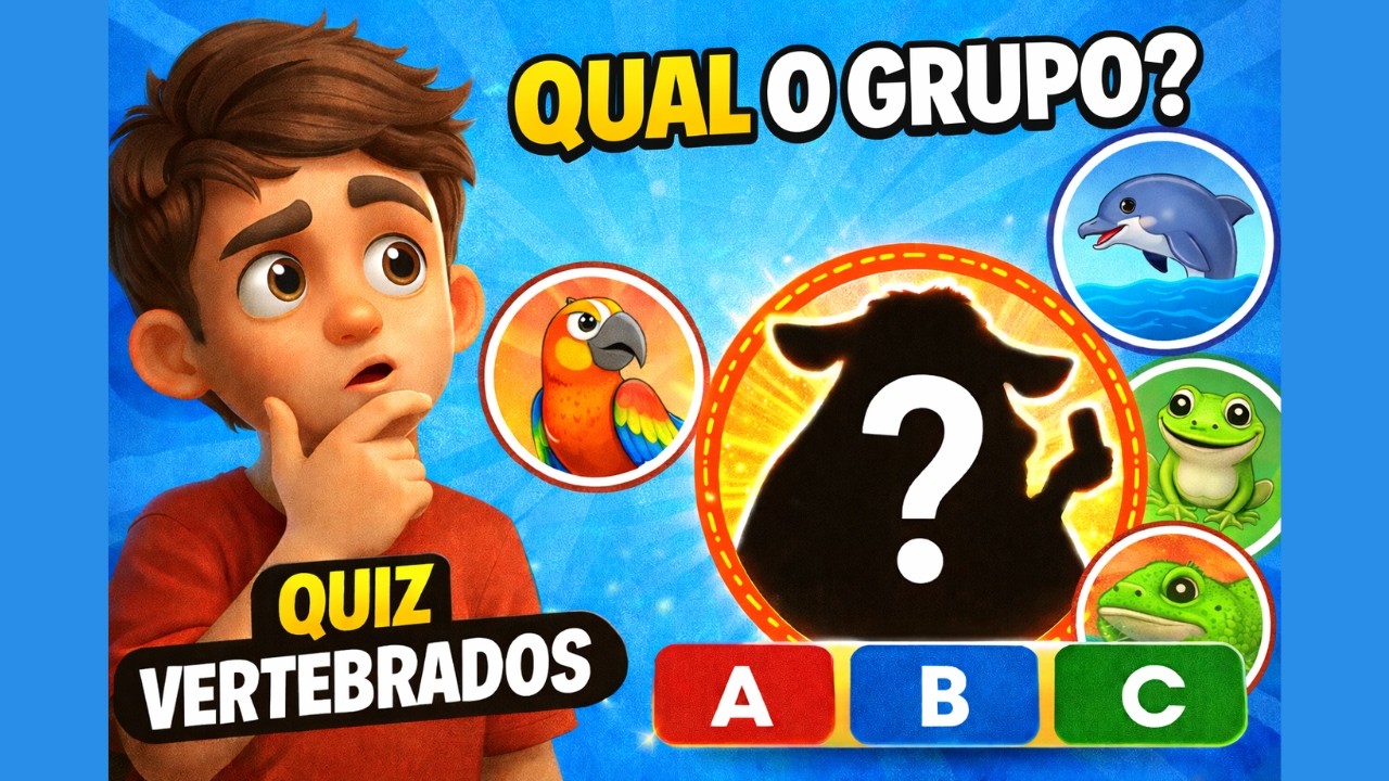 Só 1% Acerta Todas! 🧠 Quiz dos Vertebrados – Qual é o Grupo?