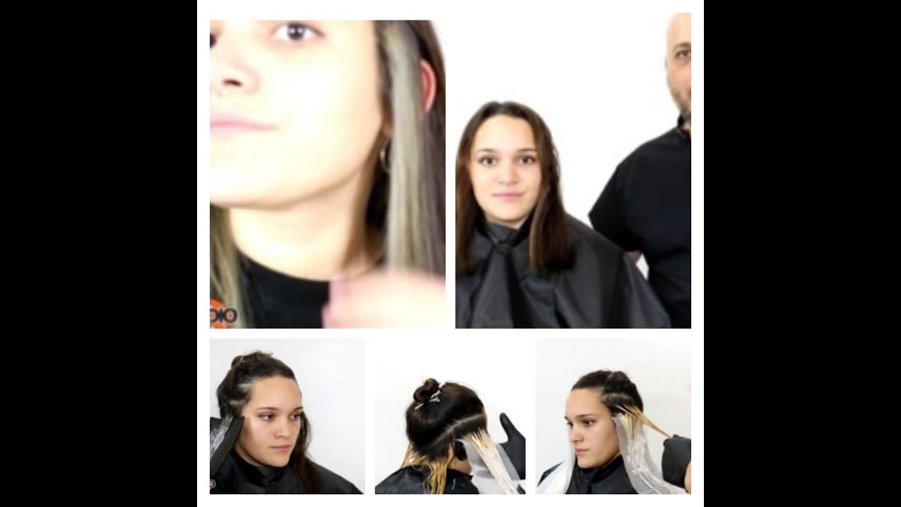 Tutorial Color Gris Cabello T&eacute;cnica Under Color #colorimetria #peluquer&iacute;a #undercolor #decoloracion