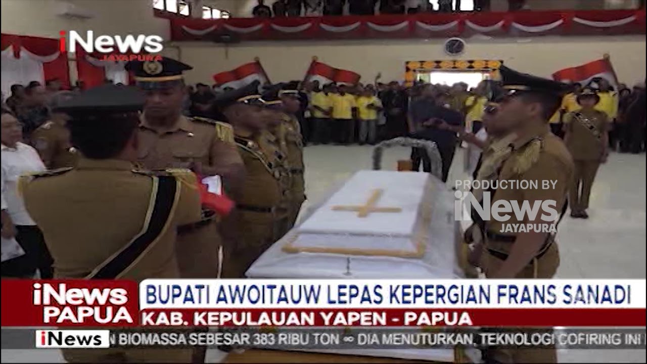 I NEWS PAPUA - BUPATI JAYAPURA LEPAS KEPERGIAN FRANS SANADI