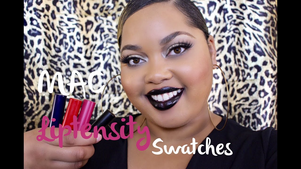 NEW MAC Liptensity Lip Swatches & Review | KelseeBrianaJai