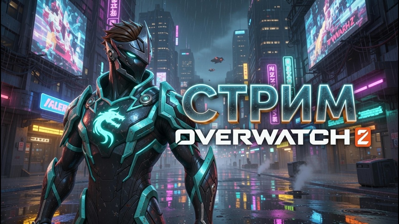 OVERWATCH 2 GENJI с камерой - ИГРАЕМ, ОБЩАЕМСЯ