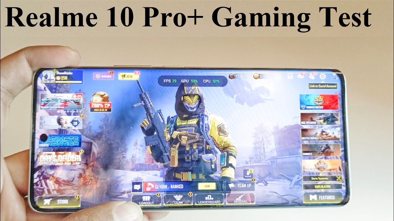 Realme 10 Pro+ 5G - Hardcore Gaming Test (PUBG Mobile, Call of Duty, Asphalt 9, Injustice 2)