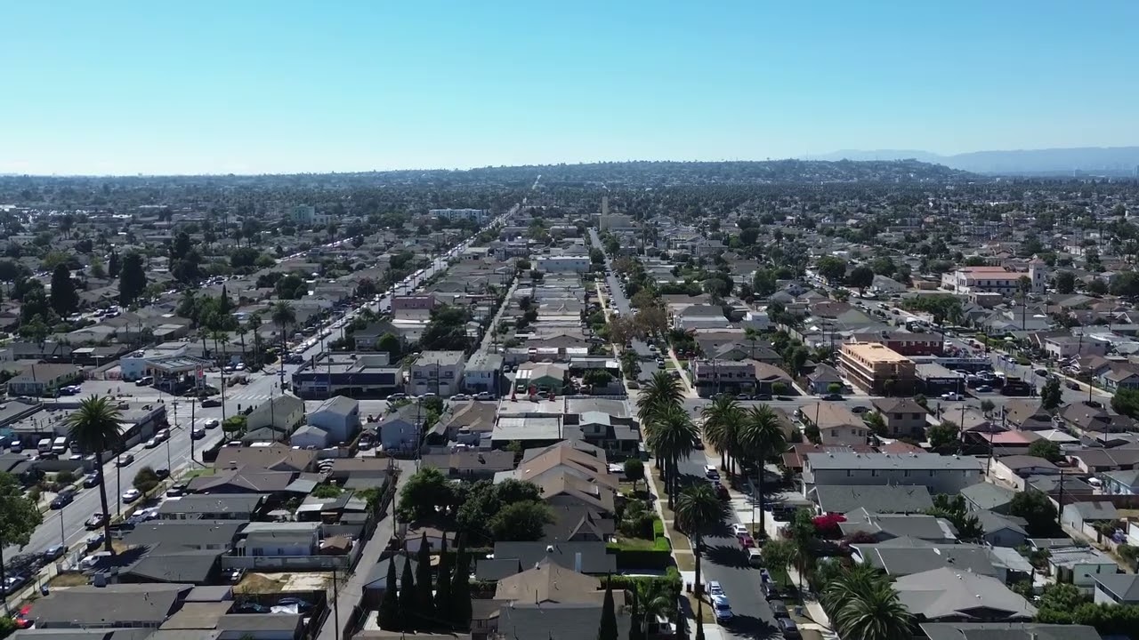 AMAZING LOS ANGELES CALIFORNIA 4K DRONE FOOTAGE