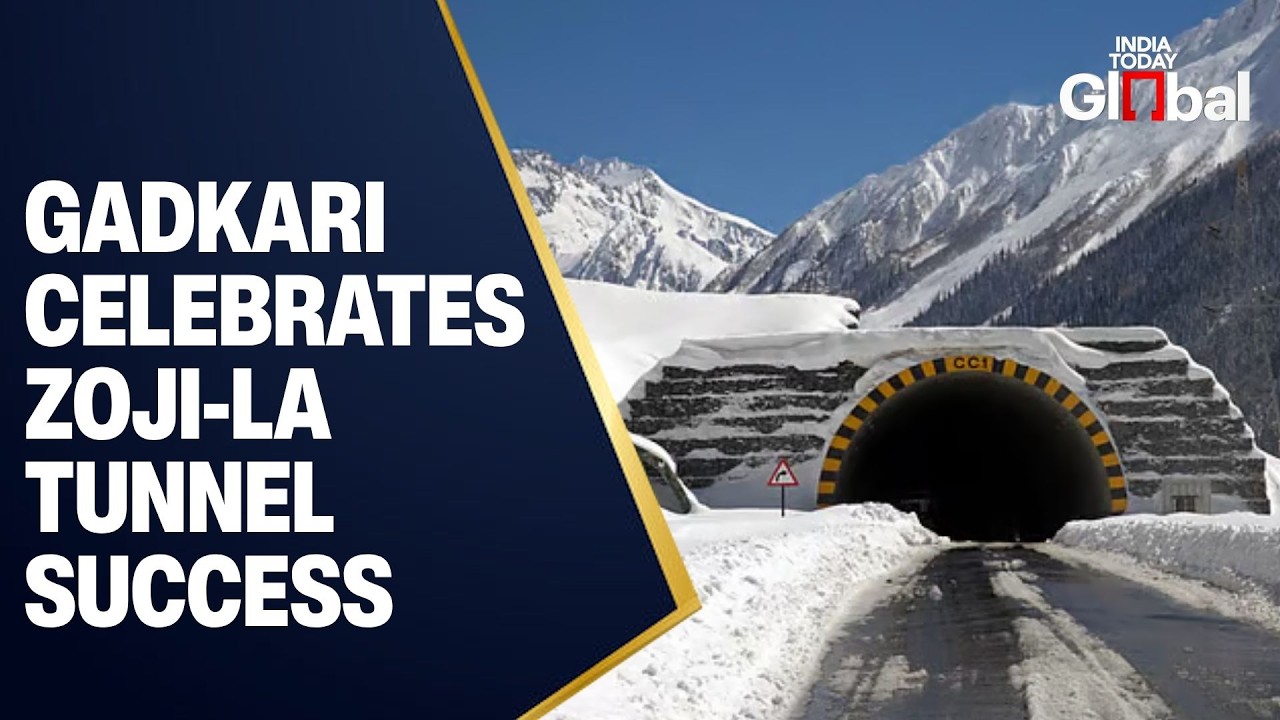 LIVE: India Marks Historic Zoji-La Tunnel Breakthrough Boosting All-Weather Connectivity to Ladakh
