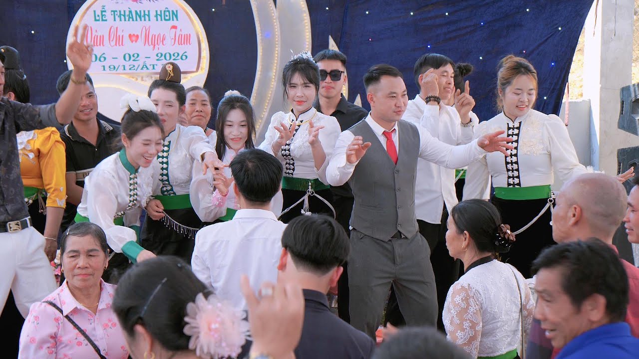 DANCE REMIX NHẢY MỪNG LỄ THÀNH HÔN: VĂN CHÍ💍NGỌC TÂM 6.2.2026 TẠI TƯ GIA NHÀ TRAI BẢN LÚM-MƯỜNG MÙN.