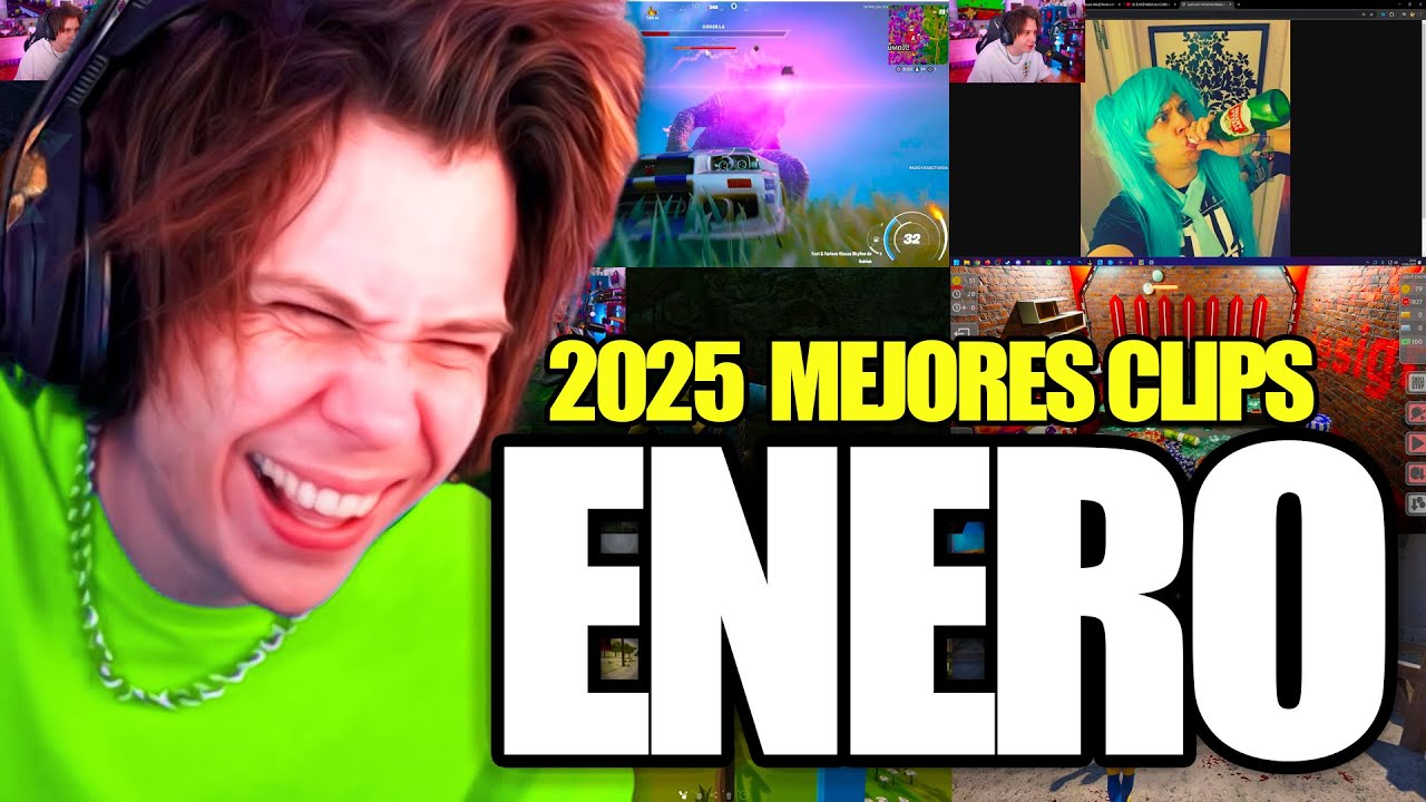 EL RUBIUS CLIPS LEGENDARIOS ENERO 2025 | mejores momentos, sustos, fails y más