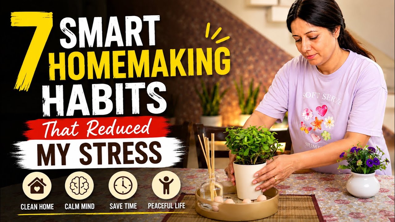 7 Smart Homemaking Habits That Reduced My Stress| Small Habits That Changed My Home And Mind 