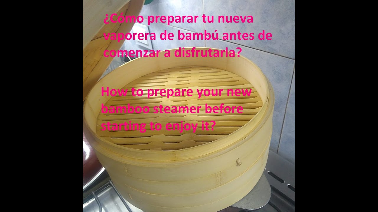 🍚 VAPORERA DE BAMBU NUEVA ¿Cómo prepararla para comenzar a usar? NEW BAMBOO STEAMER  🚀