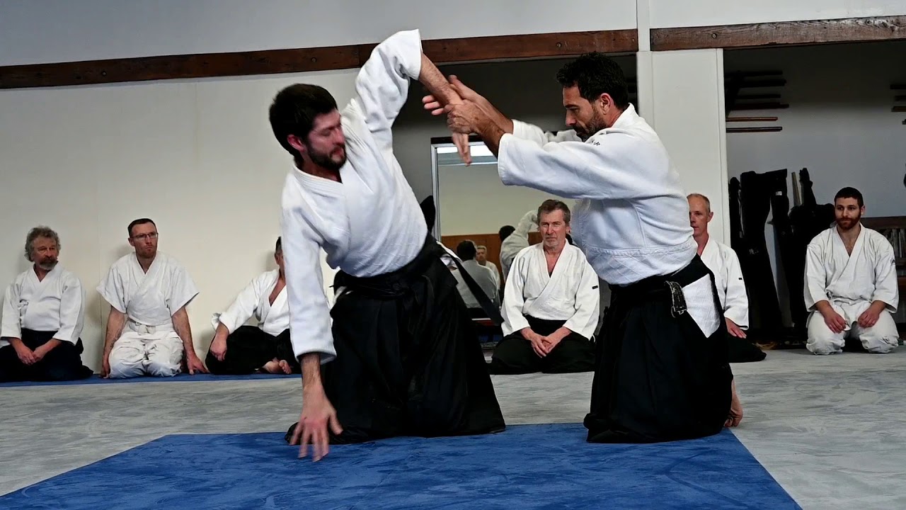 Brahim Si Guesmi 6ème Dan Aïkido au Dojo René VDB 18 janvier 2020 (1ère partie)