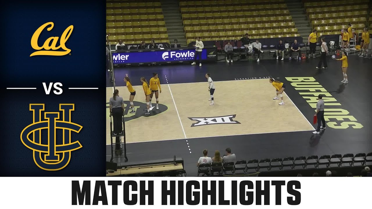 Cal vs. UC Irvine Match Highlights | 2024 ACC Volleyball
