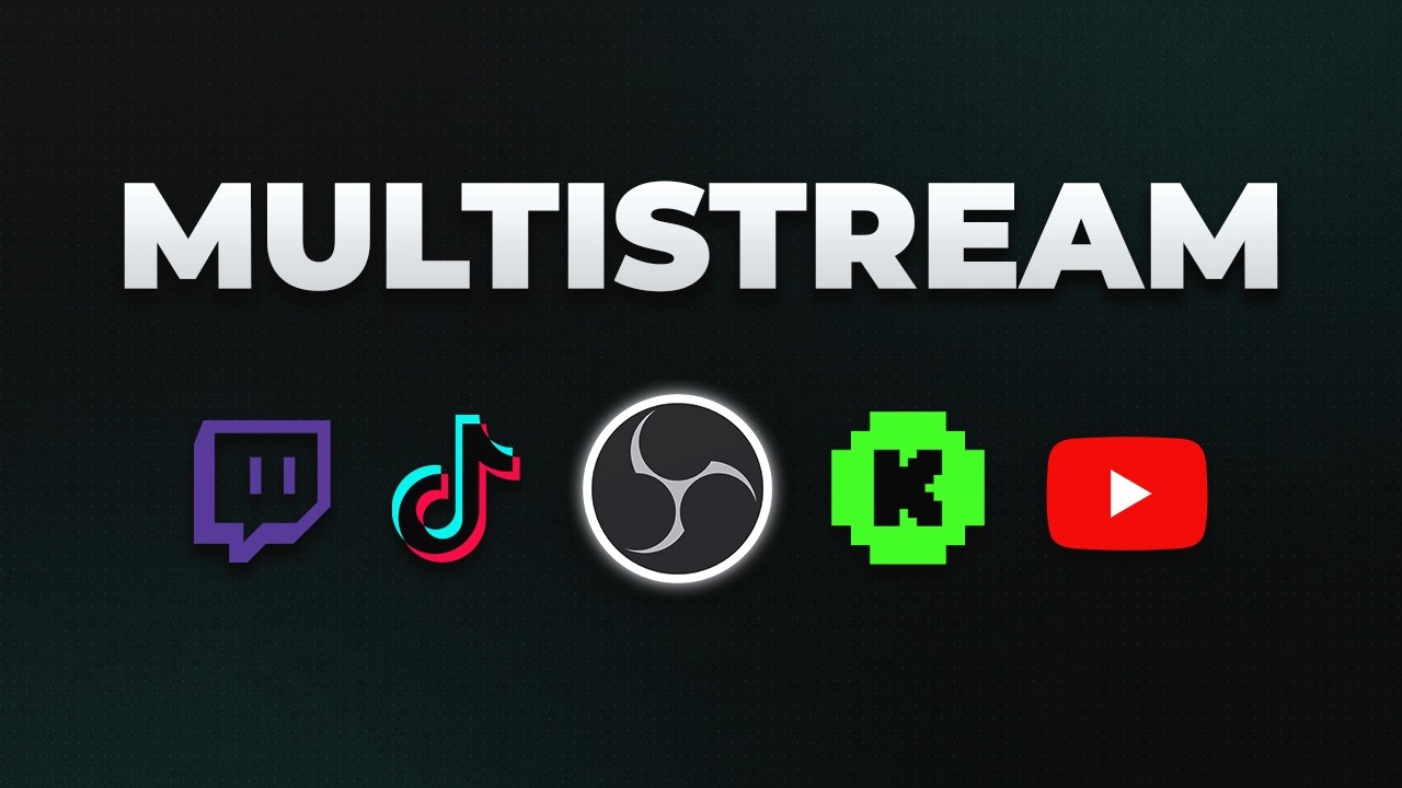 Трансляция в TikTok, YouTube, Twitch и Kickstarter с помощью OBS! (ЛЕГКО)