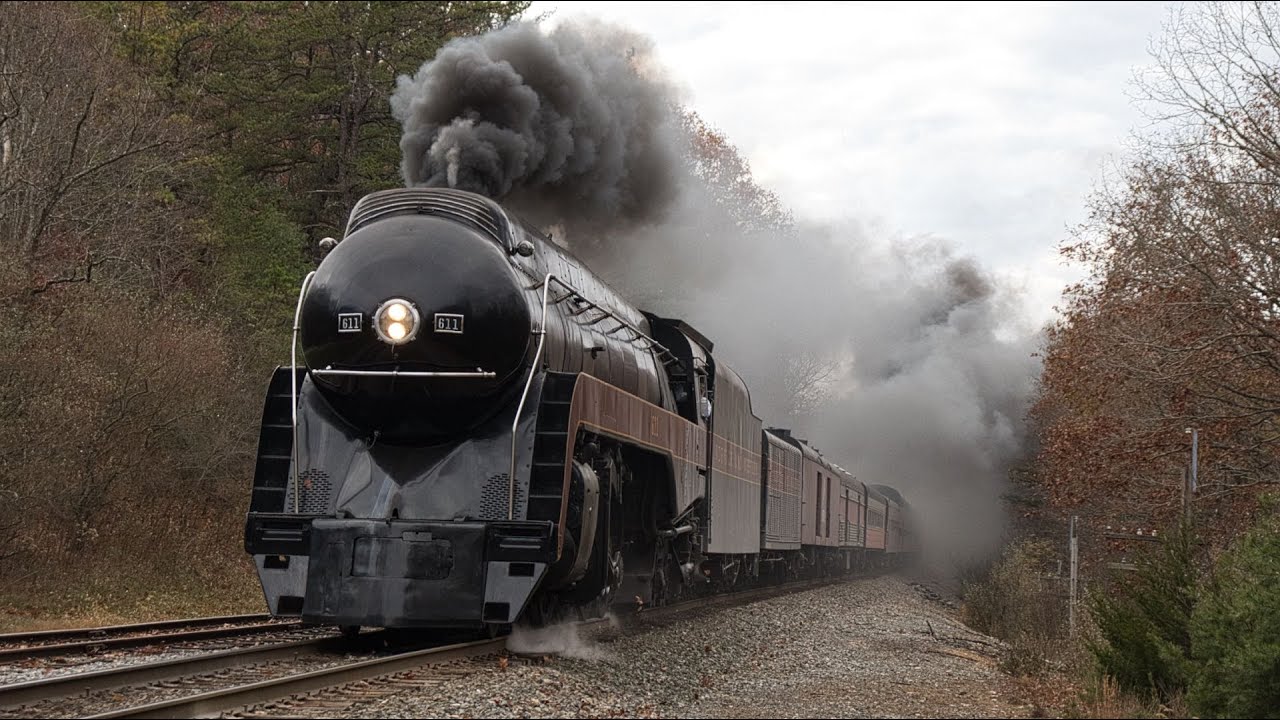N&W Class J 611 on the Shenandoah Valley Limited