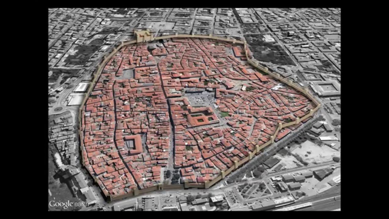 Sassari, oggi e allora. Ricostruzione 3D del castello della cinta muraria