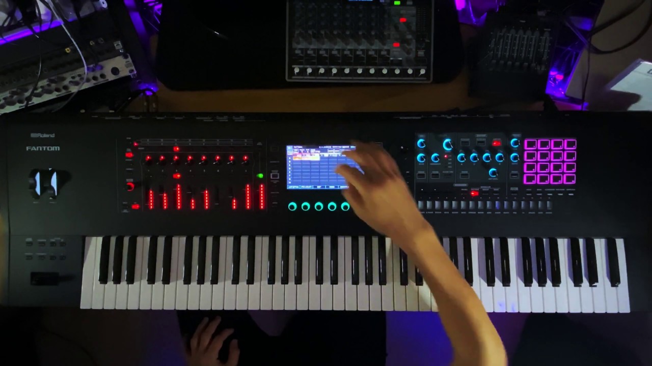How to build a song on Fantom - Shelter (Porter Robinson & Madeon) Cover #rolandathome