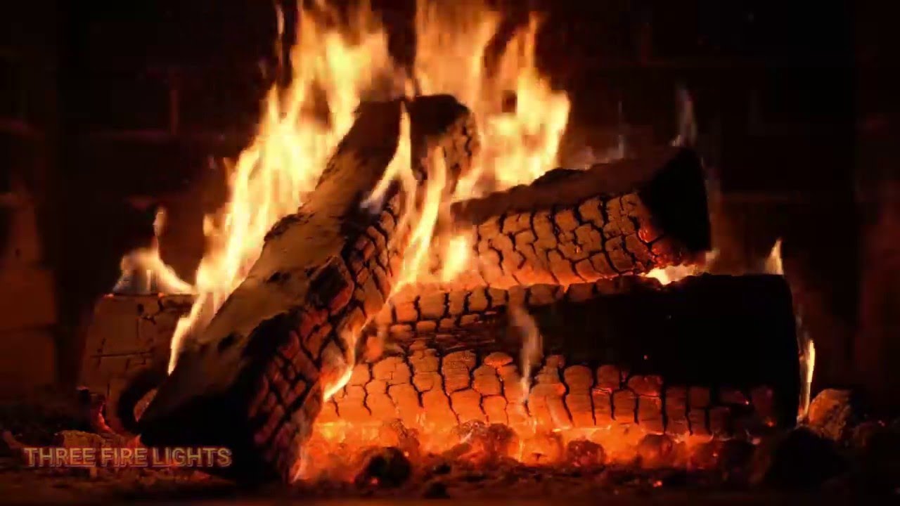 Peaceful Cozy Café Night ☕🔥 Fireplace Sounds for Relaxation & Sleep