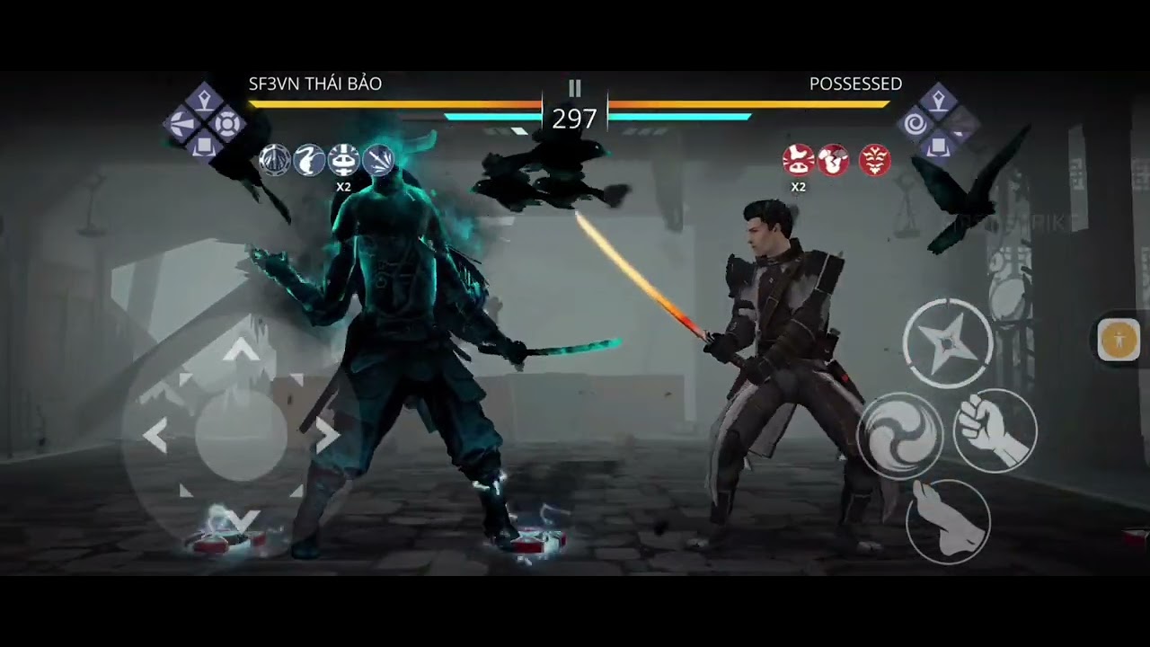 Shadow Fight 3: Anomaly Hunter (free set) vs Possessed (full video) 😂