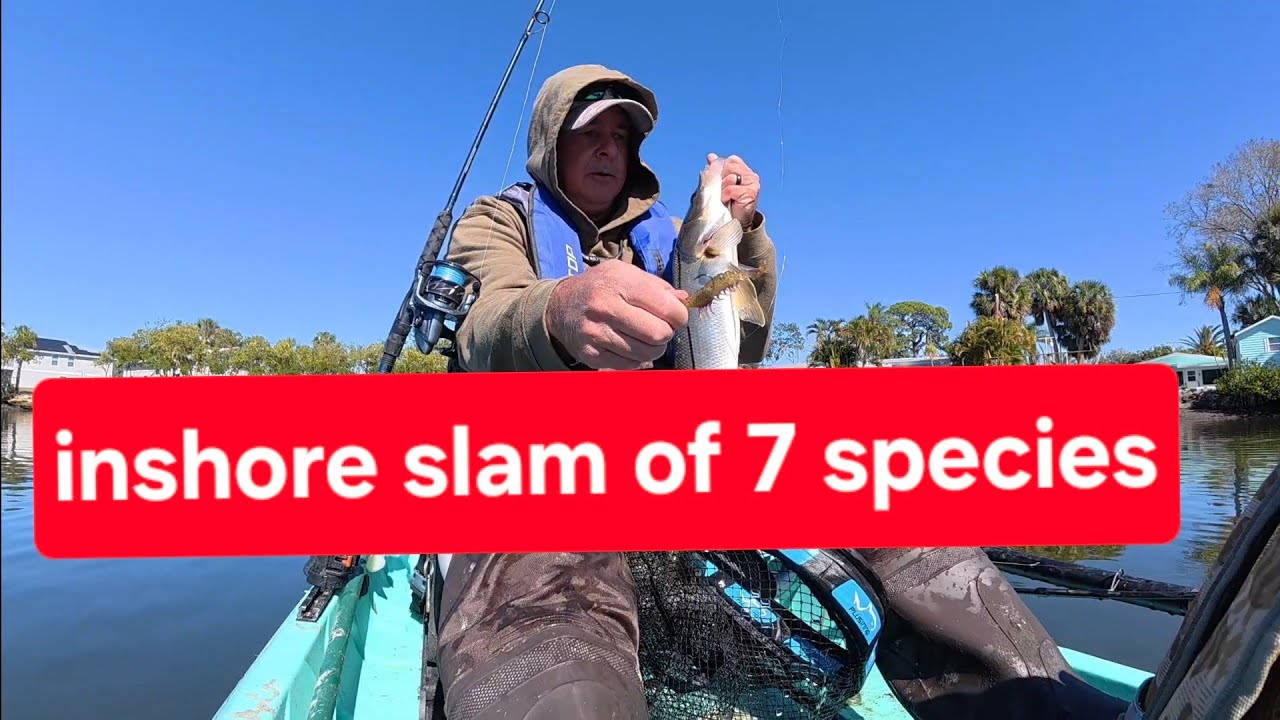 Caught seven different species on a trip that was cold and windy.   #superinshoregrandslam #fishing
