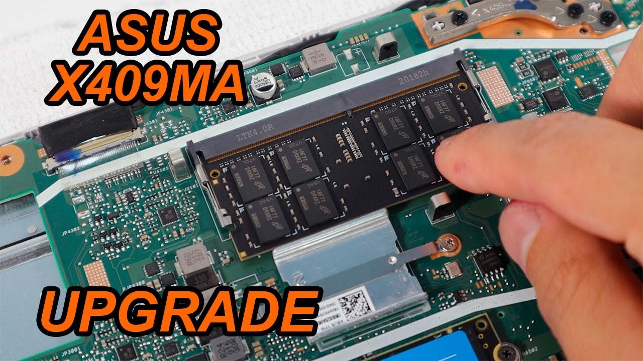 Обновите ноутбук💻Asus X409MA Замените/установите SSD M.2, ОЗУ и 2,5-дюймовый жесткий диск/SSD