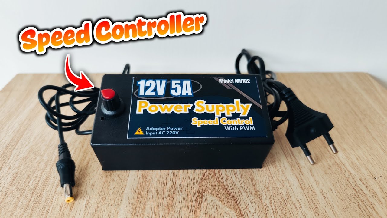Membuat Power Supply Speed Controller Sederhana || Adaptor Adjustable