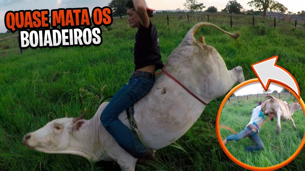 MONTAMOS NA BEZERRADA| PEÃO SE DEU *MAL*|ADB