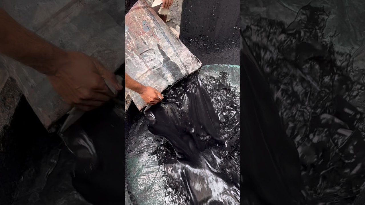 How Black Polyurethane Foam Is Made | Full Process Exposed #technology #usa #factory