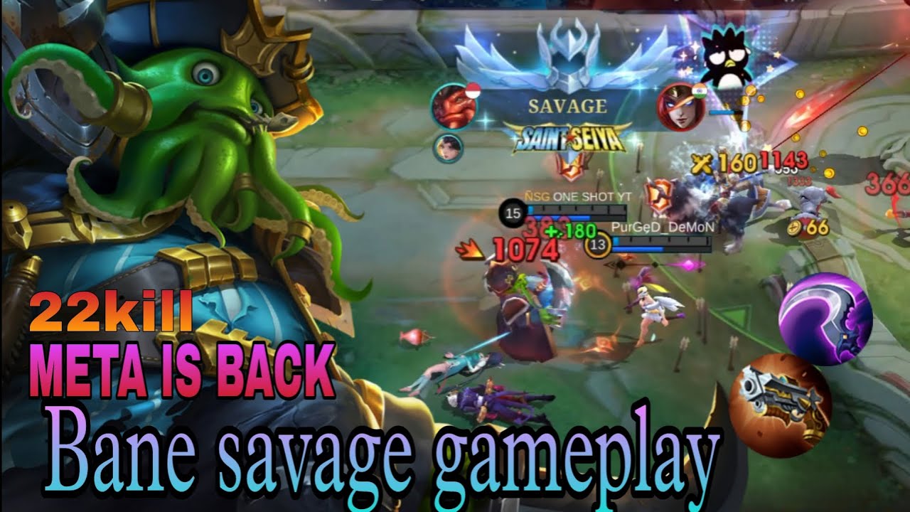 Bane extreme damage gameplay// #bane  #savage Gameplay // Bane gameplay 2024 // #mobilelegends