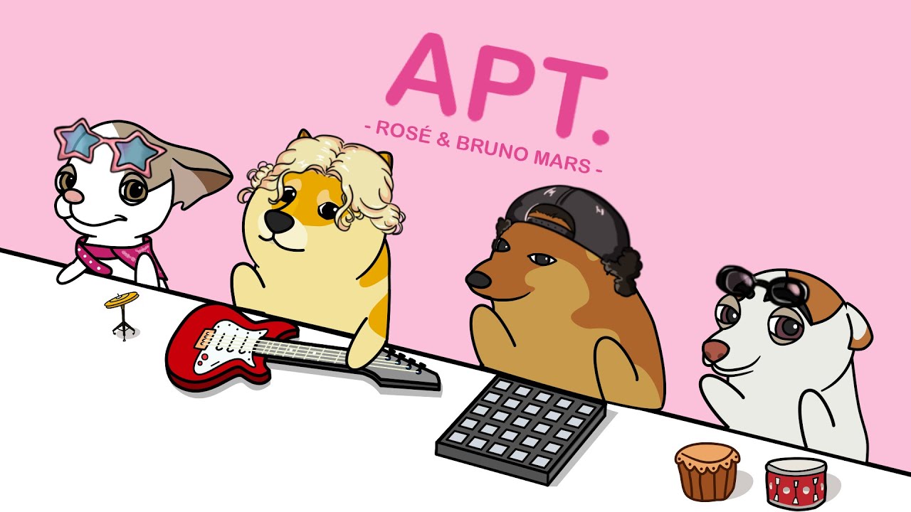 ROS&Eacute; & Bruno Mars - APT. (cover by Bongo Dog) 🐶