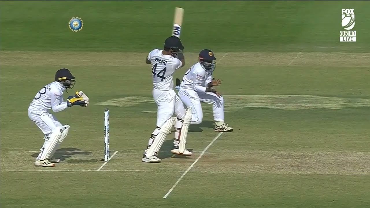 Hanuman Vihari 35(79) vs srilanka 2022 ball by ball