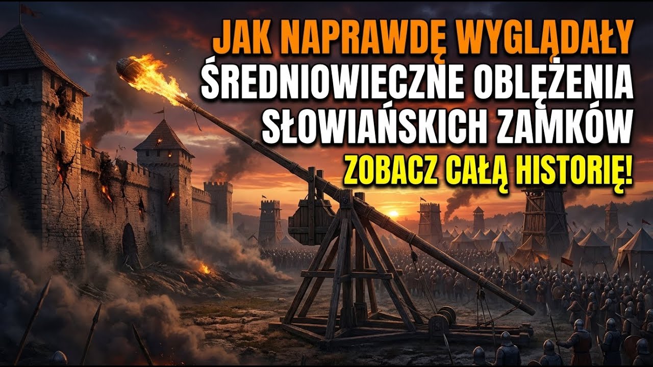JAK NAPRAWDĘ WYGLĄDAŁY ŚREDNIOWIECZNE OBLĘŻENIA SŁOWIAŃSKICH ZAMKÓW