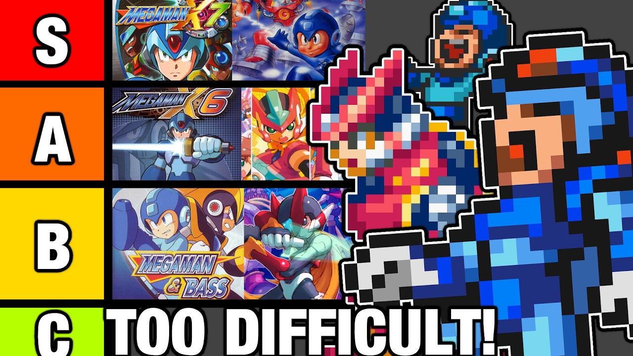 Ranking the Difficulty of Every Mega Man Game