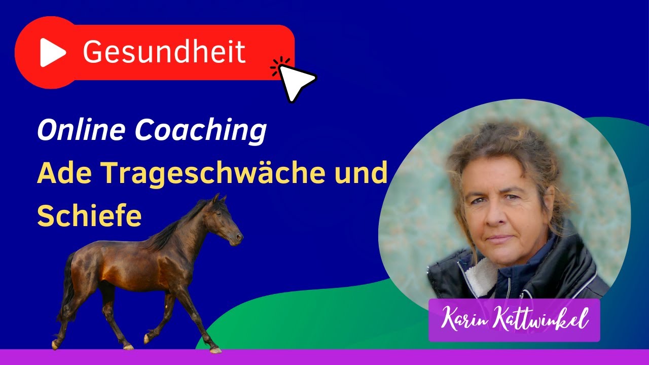 Raus aus der Trageschwäche und Schiefe | Pferdegesundheit | Karin Kattwinkel