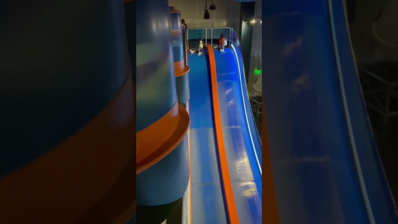 Fun4Enahri attempts the return to earth slide at Kennedy Space Center Visitor Complex!