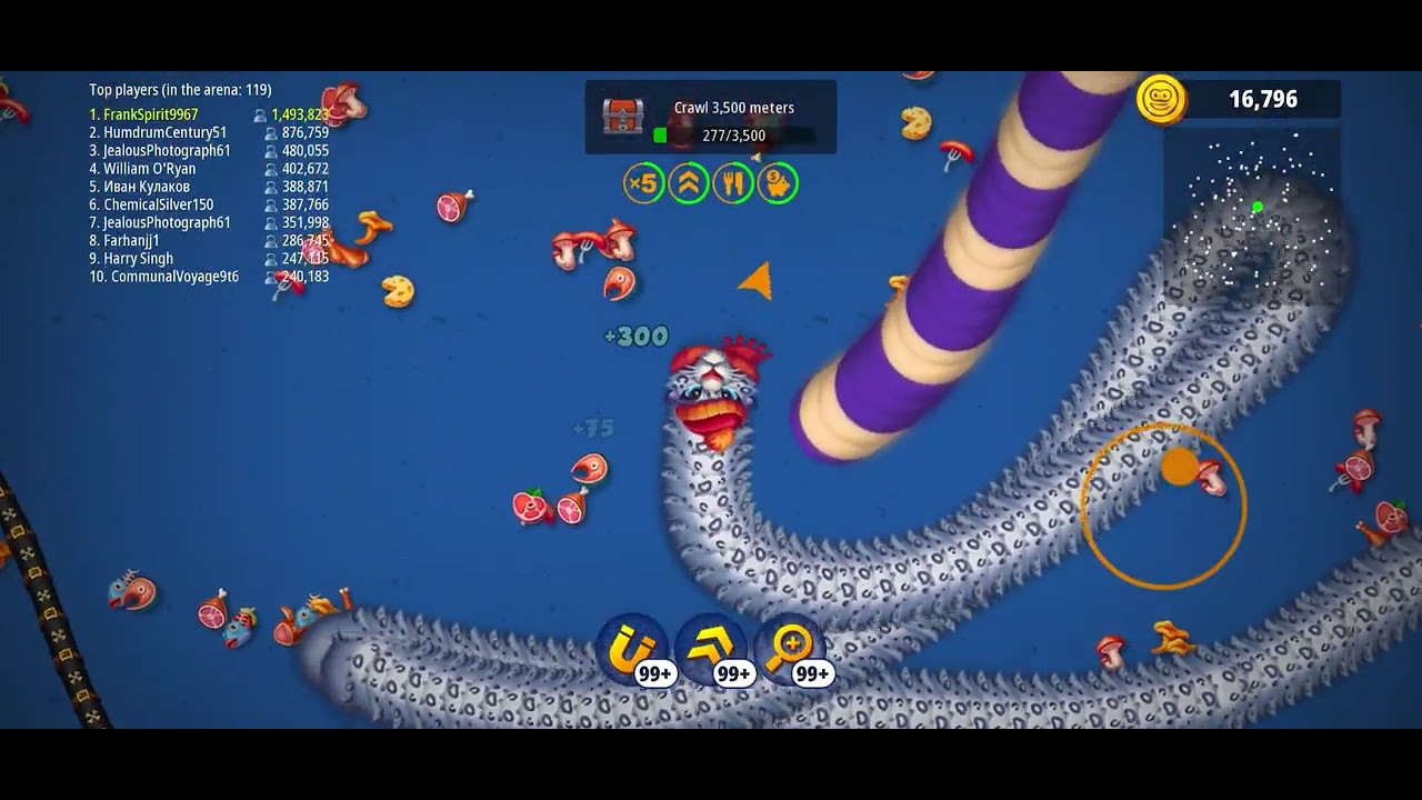 Scored 3900000+ points in #wormszone game. #wormszoneio #snakegame #like #share #subscibe 