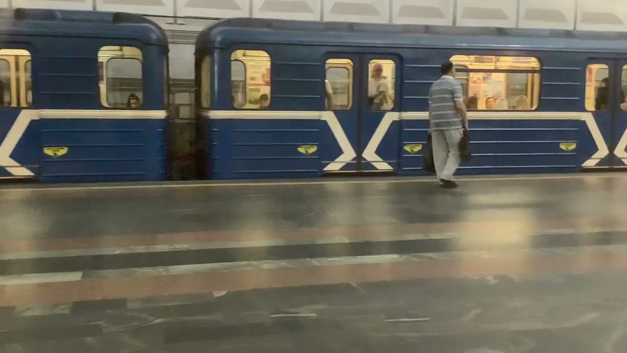Поездка по Автозаводской линии от Могилёвской до Каменной горки