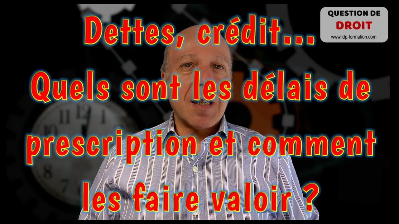 Prescriptions : dans quel délai mon créancier peut-il exiger le paiement de ma dette ?