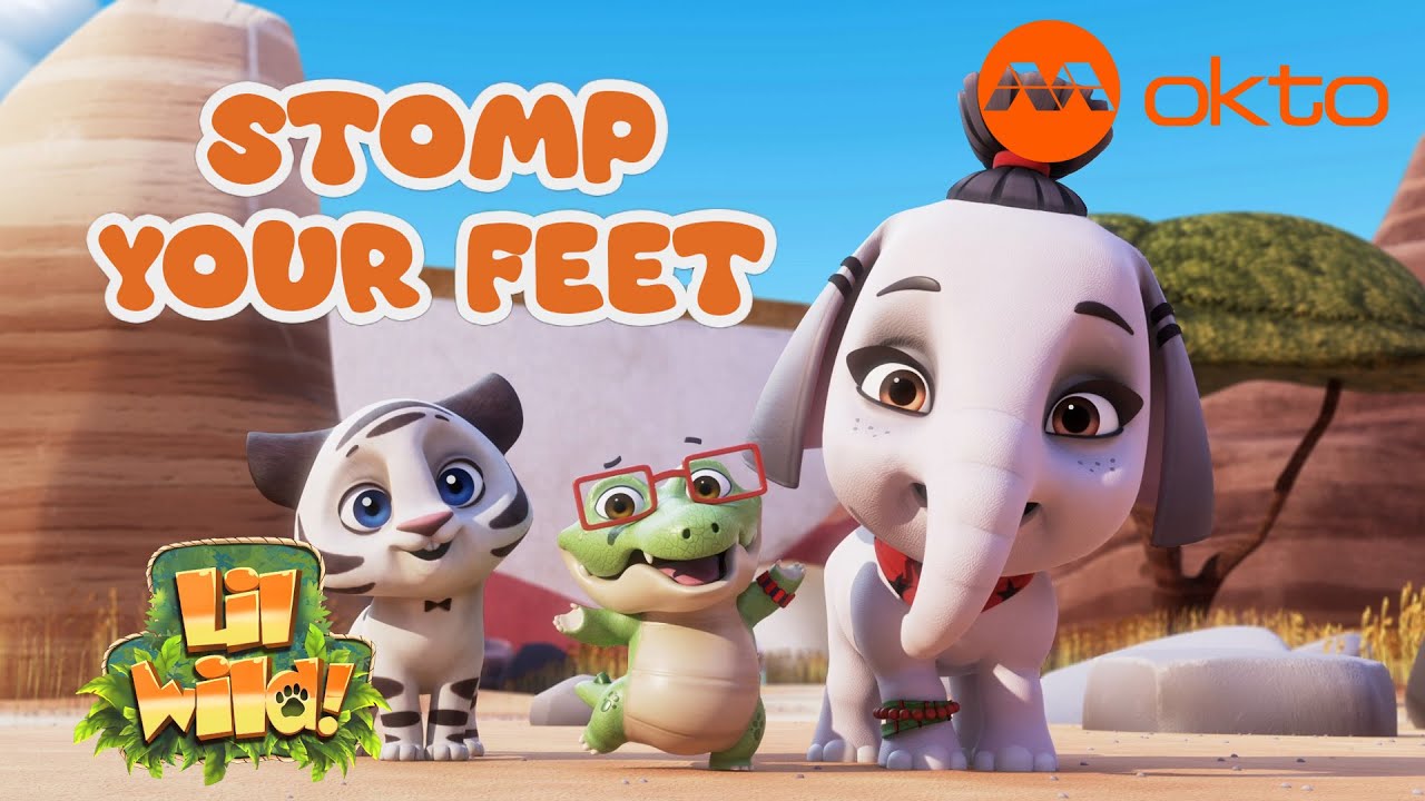 ₊˚♪ STOMP YOUR FEET ˚₊ | okto Singalong Songs | Lil Wild Shorts S1E16 | @Mediacorpokto