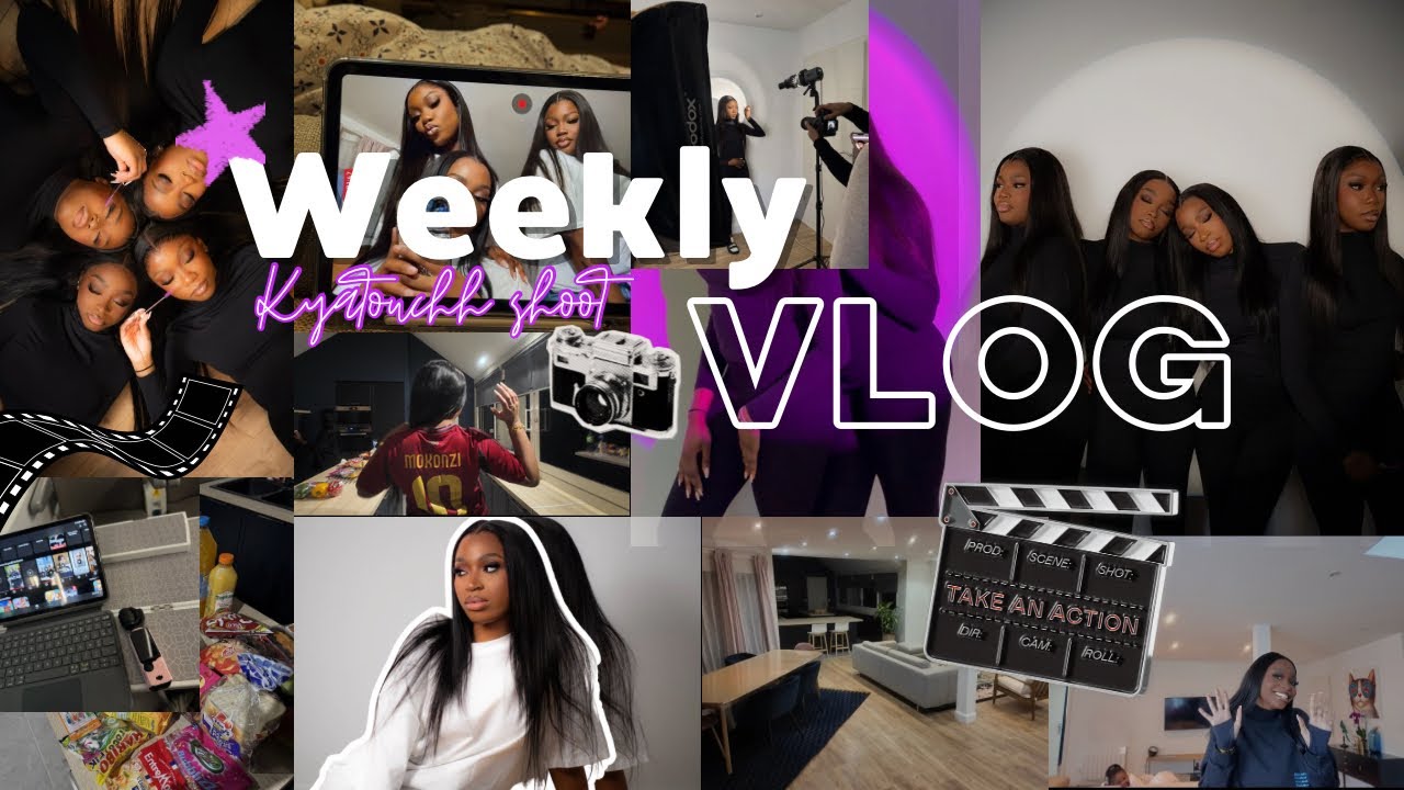 WEEKLY VLOG, KYATOUCH SHOOT📸 , un week-end avec nous dans les coulisses d’un shooting de star🌟💕