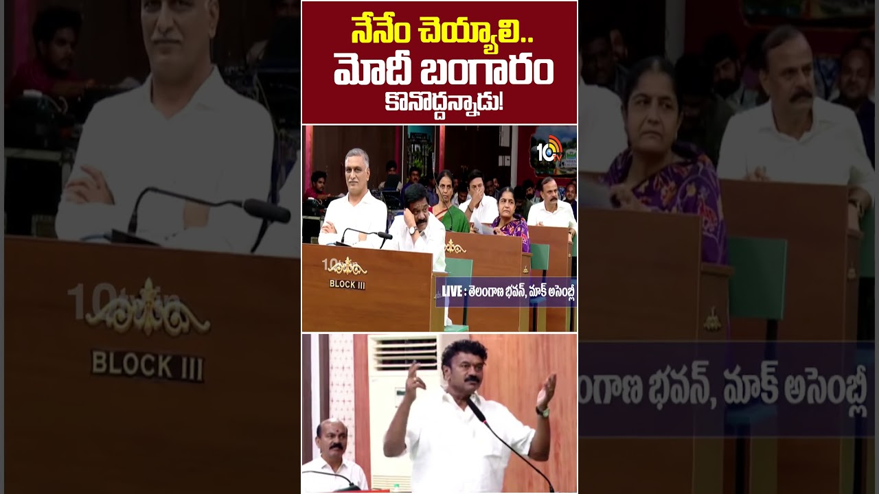 నేనేం చెయ్యాలి.. మోదీ బంగారం కొనొద్దన్నాడు! #talasanisrinivasyadav #cmrevanthreddy #modi #gold #10tv