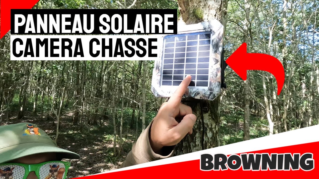 PANNEAU SOLAIRE BROWNING POUR CAMéRA CHASSE ✖👀✖ #browningtrailcam