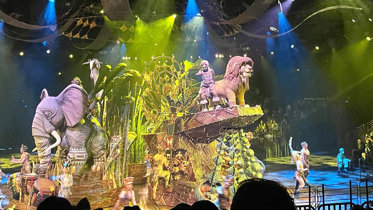 The Lion King show at Disneyland HK