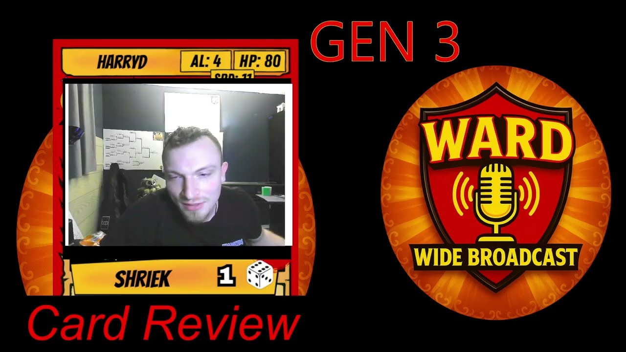 WWB Gen 3 CARD PREVIEW ft. (Ranked 1 Warlord) KC!!!! Ward The Trading Card Game!