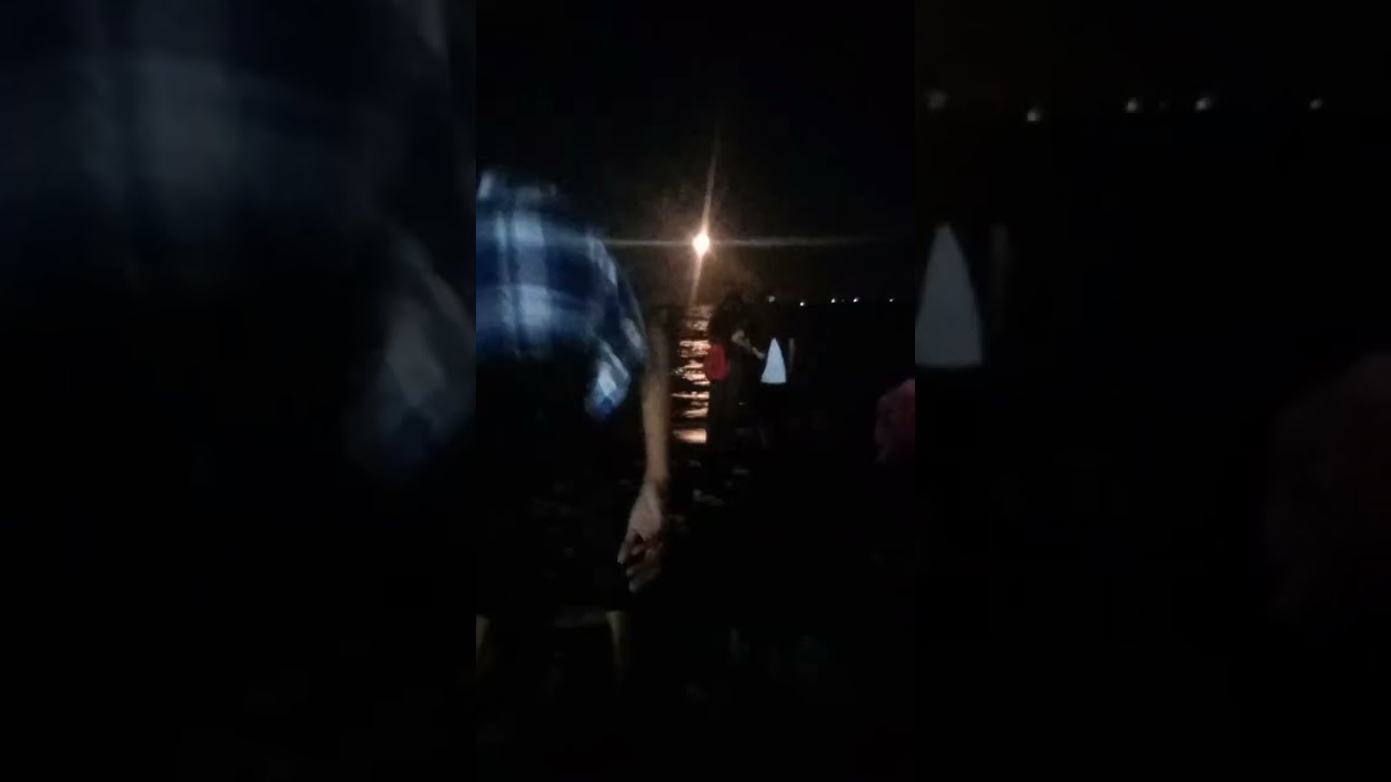Moon rise at chennai beach