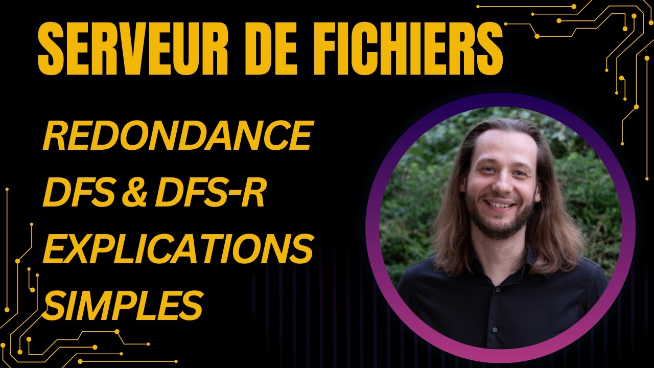 AUDIO FR - Redondance serveur de fichiers - Espace de Noms DFS et Réplication DFS-R #activedirectory