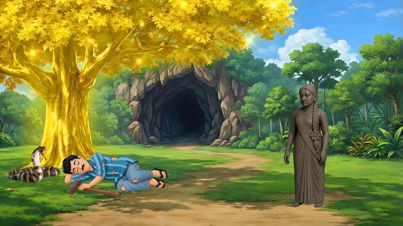 जादुई नीला पक्षी और दुष्ट भेड़िया । Hindi Stories| Hindi Kahani | Moral Story | cartoon story
