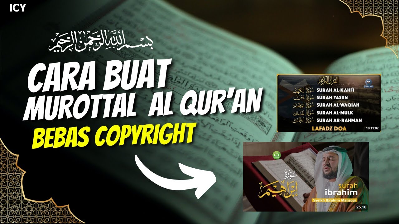 Ide Konten Youtube : Cara Buat Konten Murottal Al-Qur'an