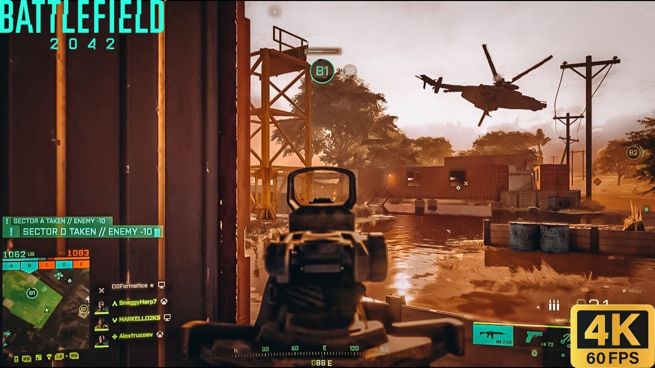 Battlefield 2042: Big Conquest Gameplay (64 Vs 64) 4K 60Fps Ultra Graphics / No commentary