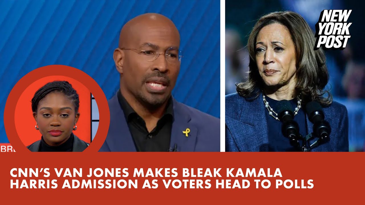 CNN’s Van Jones makes bleak Kamala Harris admission as voters head to polls