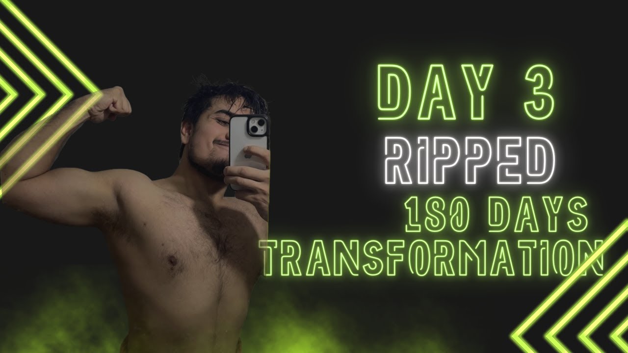 Day 3/180 Days to Ripped Transformation Begins | Akshay Anil Fitness Journey