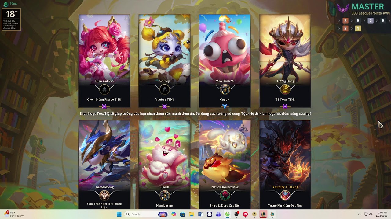 TFT Đại cao thủ leo thách đấu Day 13 :*